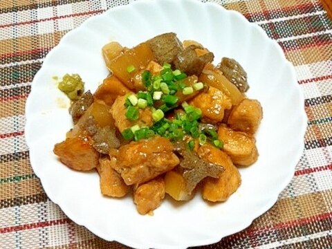 甘辛味でご飯が進む♪大根・鶏肉・こんにゃくの煮物☆